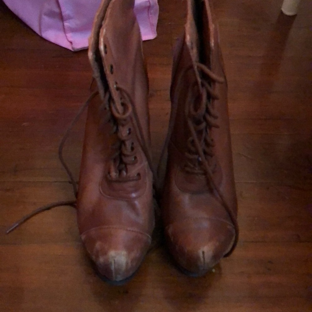 Steve Madden bootie/wedges - Picture 3 of 4